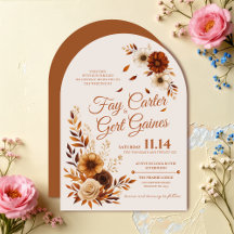 Rustikale Herbst-Hochzeit in Burnt Sienna und Beig