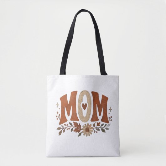 Rustikale Herbst-Mutter Floral Herbstliebe Tasche (Vorderseite)