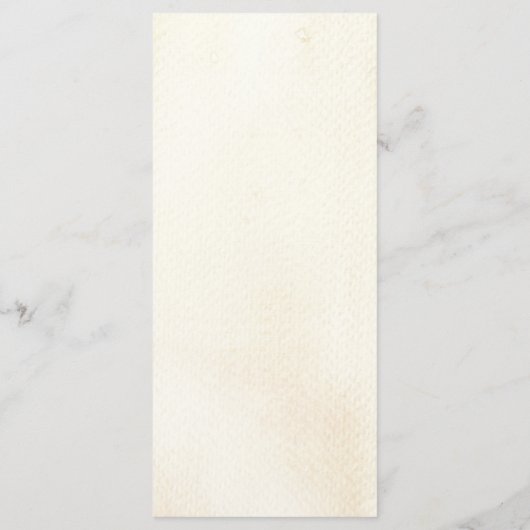 Rustikale Herbst-Orangenpumpen & Blume Menükarte (Rückseite)