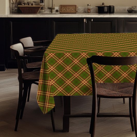 Rustikale Herbst-Tischdecke Einzigartiges Karo-Geb Tischdecke
