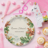 Rustikale Herbst-Wald-Baby-Party Pappteller (Party)