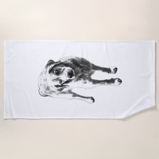 Rustikale Herbstbeobachtung Strandtuch (Vorderseite)