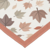 Rustikale Herbstblätter fallen Tischdecke Beige (Schrägansicht)