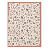 Rustikale Herbstblätter fallen Tischdecke Beige (Vorderseite)
