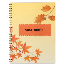 Rustikale Herbstblätter Herbstlaub Personalisiert