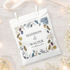 Rustikale Herbstblätter Hochzeit im Herbst Tischnu Geschenktütchen