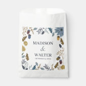 Rustikale Herbstblätter Hochzeit im Herbst Tischnu Geschenktütchen (Vorderseite)