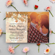 Rustikale Herbstblüte Foto Hochzeit