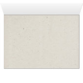 Rustikale Herbstblütenhochzeit dank Karte (Innenansicht Horizontal (Unten))