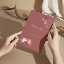 Rustikale Herbstblütenhochzeit