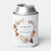 Rustikale Herbstblütenhochzeit Dosenkühler (Kanne Vorderseite)