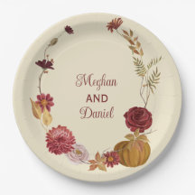 Rustikale Herbstblütenhochzeit