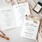 Rustikale Herbstblütenhochzeit Programm