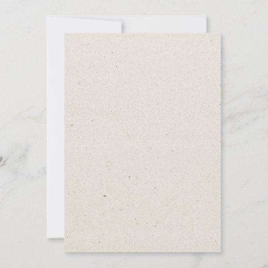 Rustikale Herbstblütenkarte Save the Date (Rückseite)