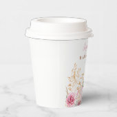 Rustikale Herbstboho Pumpkin Baby Girl Dusche Pappbecher (Rechts)