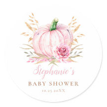Rustikale Herbstboho Pumpkin Baby Girl Dusche
