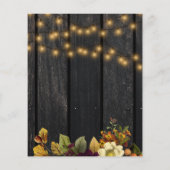 Rustikale Herbstdusche (Rückseite)