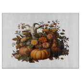 Rustikale Herbsternte Schneidebrett (Vorderseite)