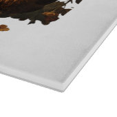 Rustikale Herbsternte Schneidebrett (Ecke)