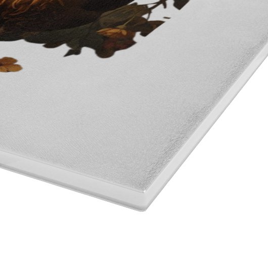 Rustikale Herbsternte Schneidebrett (Ecke)