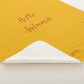 Rustikale Herbstfarbe Sherpadecke (3/4)