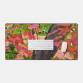 Rustikale Herbstfarben Herbst Foto Schreibtischunterlage (Tastatur & Maus)