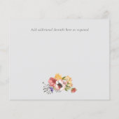 Rustikale Herbstfarben Hochzeitskollektion - Budge (Rückseite)