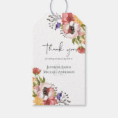 Rustikale Herbstfarben Hochzeitskollektion - Budge Geschenkanhänger (Vorderseite)