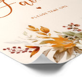 Rustikale Herbstfavoriten nehmen Sie bitte eine Br Poster (Ecke)