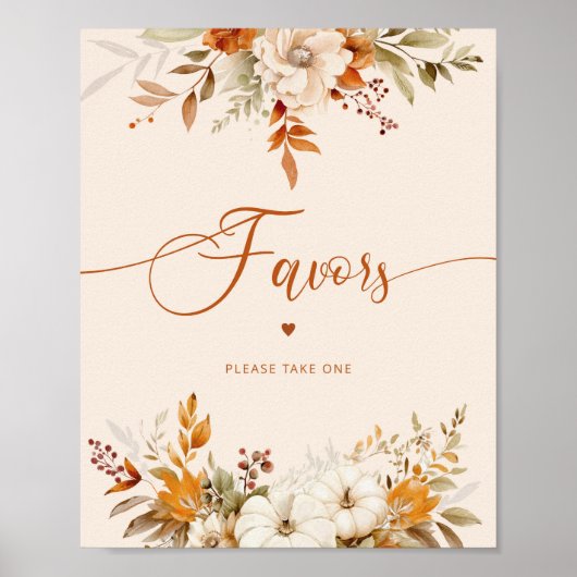 Rustikale Herbstfavoriten nehmen Sie bitte eine Br Poster (Vorne)