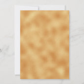 Rustikale Herbstflora Einladung (Rückseite)