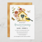 Rustikale Herbstflora Einladung (Vorne/Hinten)