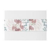 Rustikale Herbstflora Einladungsbanderole (Rückseitenbeispiel)