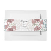 Rustikale Herbstflora Einladungsbanderole (Vorderseite Beispiel)