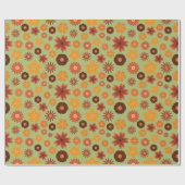 Rustikale Herbstgeburtspende nahtlos Fall Geburtst Geschenkpapier (Flach)