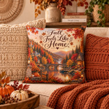 Rustikale Herbstgefühle wie Zuhause Illustration