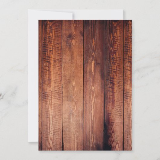 Rustikale Herbstgelbe Wilde Rose Virtual Wedding Einladung (Rückseite)