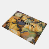 Rustikale Herbstgürtel Orange Green Welcome Door M Fußmatte (Schrägansicht)