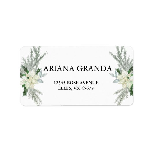 Rustikale Herbsthochzeit Adressaufkleber (Vorne)