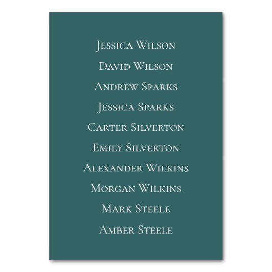 Rustikale Herbsthochzeit am See Tischnummer (Rückseite)