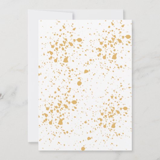 Rustikale Herbsthochzeit Einladung (Rückseite)