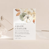 Rustikale Herbsthochzeit Einladung