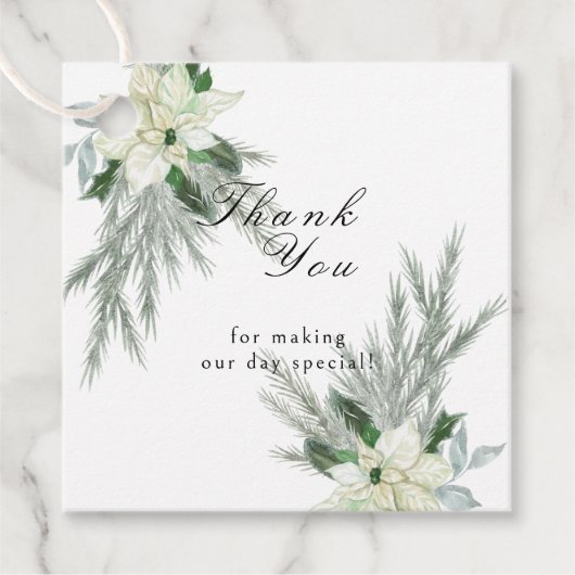 Rustikale Herbsthochzeit Geschenkanhänger (Vorderseite)