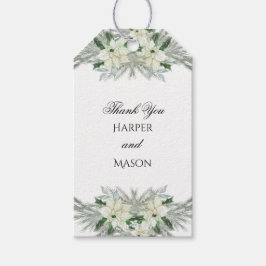 Rustikale Herbsthochzeit Geschenkanhänger