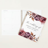 Rustikale Herbsthochzeit Marsala Floral Wedding Planer (Anzeige)