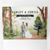 Rustikale Herbsthochzeit mit dreifacher Einladung (Innen Erste Seite)