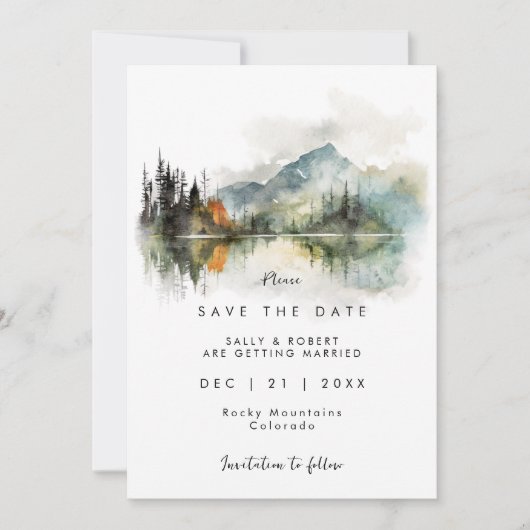 rustikale Herbsthochzeit speichern Sie die Dattelk Dankeskarte (Vorderseite)