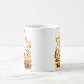 Rustikale Herbsthochzeit-Tasse Kaffeetasse (Mittel)