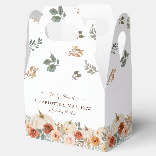 Rustikale Herbsthochzeit von Boho Geschenkschachtel (Geöffnet)