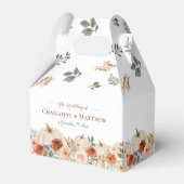 Rustikale Herbsthochzeit von Boho Geschenkschachtel (Vorderseite)